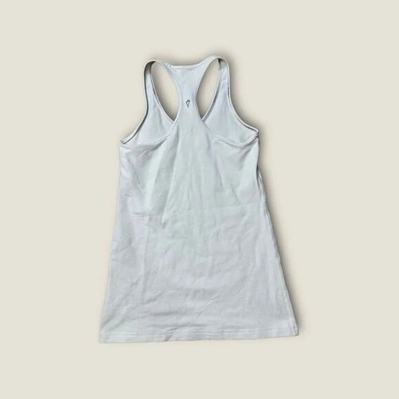 IVIVVA Girls 12 White Racerback Activewear Tank Top - Picture 2 of 4